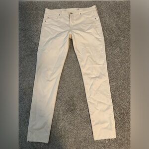 Women’s skinny cream leggings XS